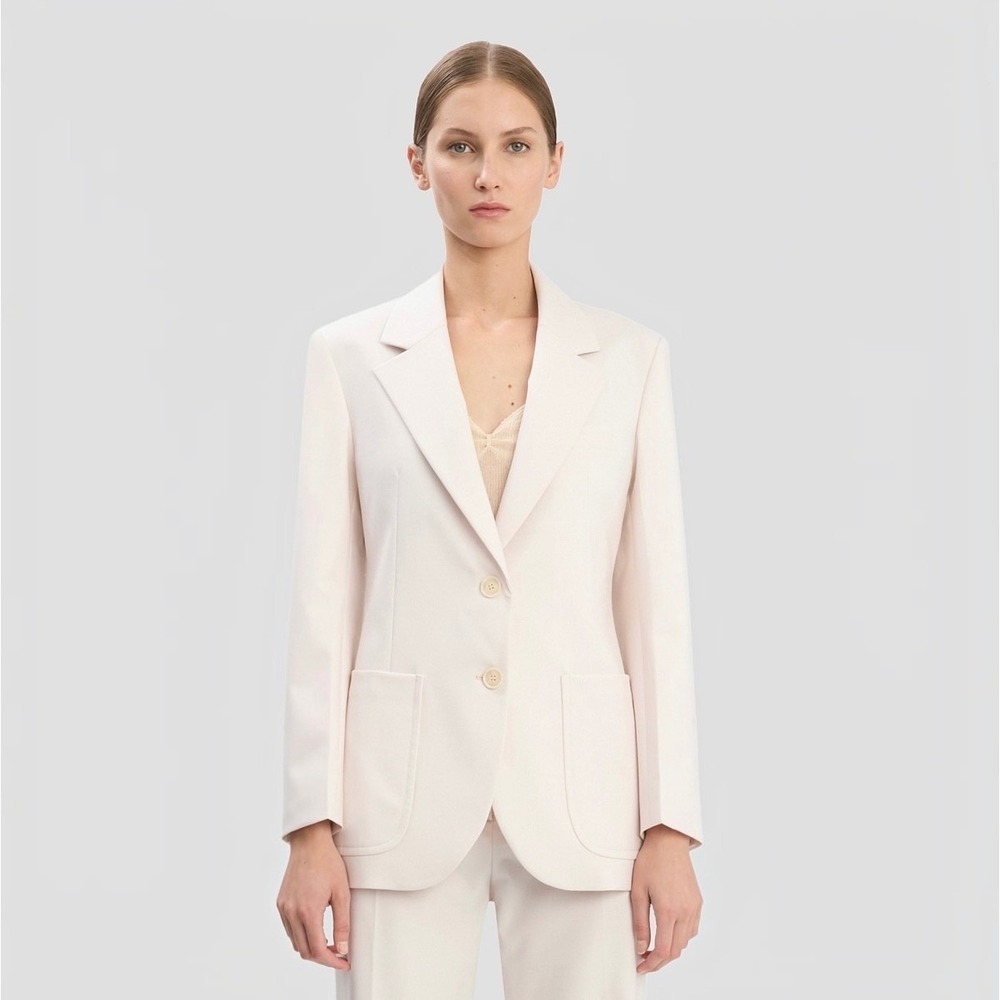 NEW VICTORIA BECKHAM Katherine Jacket Bone UK 10 US 6 NWT
